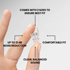 Smaller Ears Earplugs: Transparent Edition